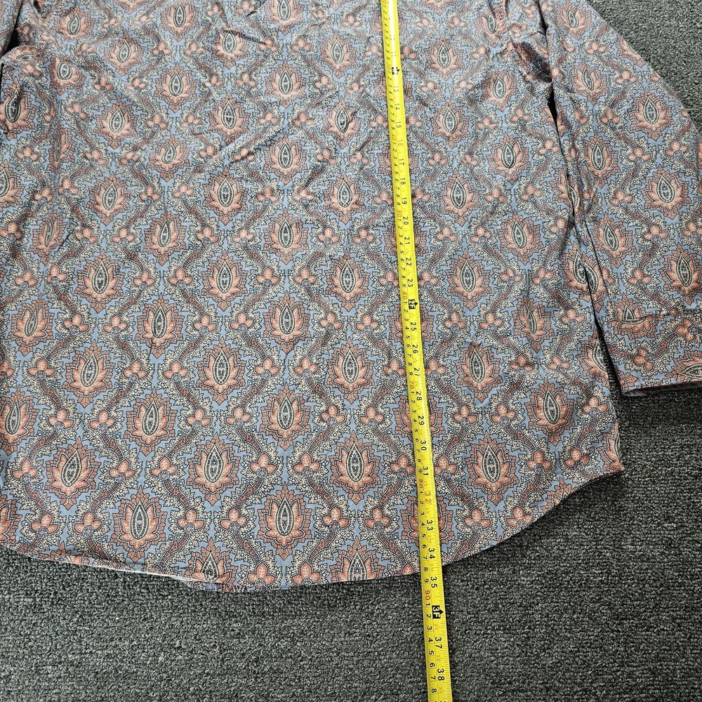 Stetson Shirt Mens 2XL Paisley Long Sleeve Pearl Snap Button Multicolor  Western - Picture 6 of 8